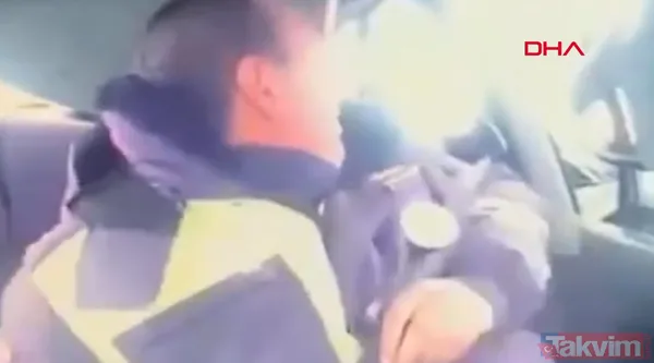 Dehşet anları! TIR devriye gezen polis aracını biçti - 11