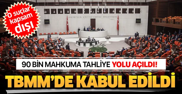 Son dakika: Ceza İnfaz düzenlemesi TBMM'de kabul edildi