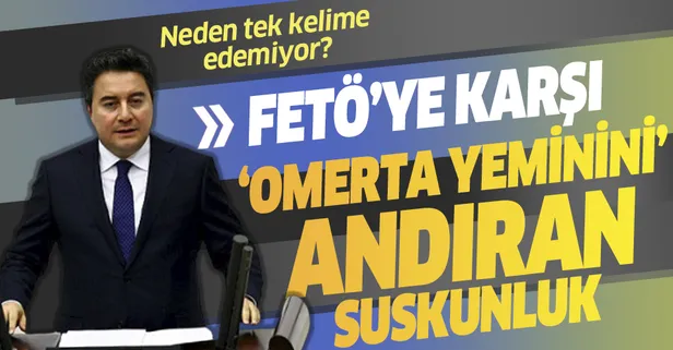 Babacan'ın, 'omerta' yeminini andıran FETÖ'ye karşı suskunluğu