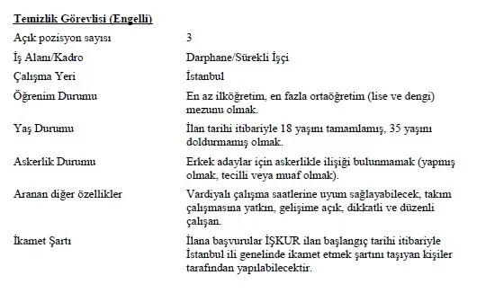 SON DAKİKA! İlanlar yenilendi! Kamuda çalışmak isteyenler dikkat: O kurumlar 425 işçi ve personel alımı yapacak-7