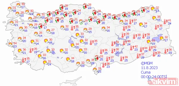 İstanbul'da gök gürleyecek! Meteorolojiden il il uyarı... Hem sıcak hem yağış! - 18