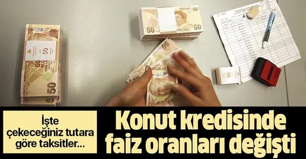 Kamu bankalarından konut kredisi faizlerine güncelleme! İşte çekeceğiniz tutara göre taksitler