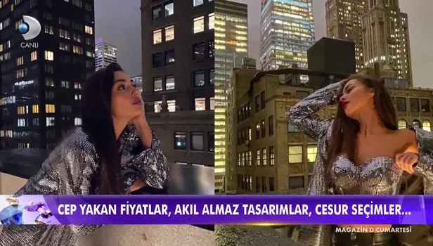 Gümüş kızlar! Bensu Soral ve Hande Erçel gümüş rengindeki kıyafetleriyle şov yaptı! İkili hem rekor kırdı hem tartışma başlattı