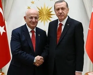 Erdoğan, TBMM Başkanı Kahraman’ı kabul etti
