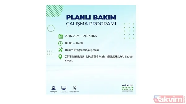 Bugün İstanbul'da elektrik ve su kesintisi var mı? BEDAŞ ve İSKİ duyurdu: Hangi ilçeler etkilenecek? - 4
