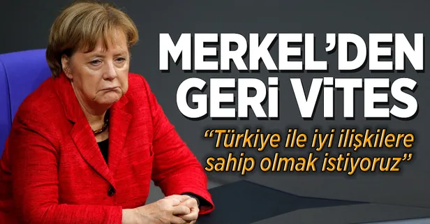 Merkel'den Türkiye açıklaması
