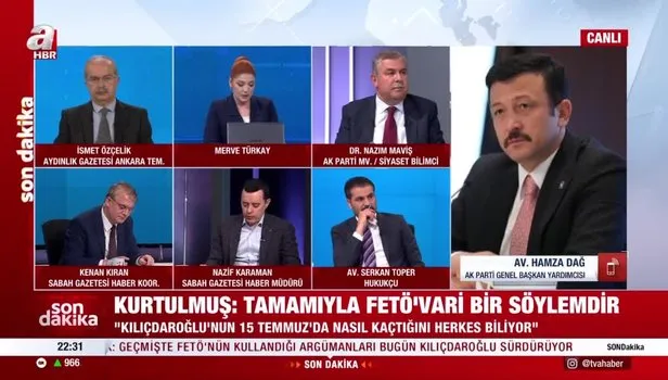 AK Parti Genel Başkan Yardımcısı Hamza Dağ: Kılıçdaroğlu FETÖ sözcülüğünü yapmaya devam ediyor