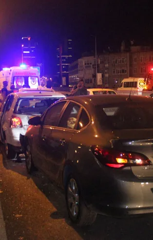 Şişli'de trafik kazası: 3 yaralı