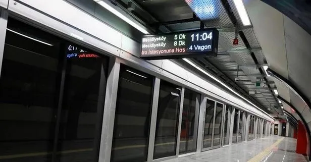 İstanbullular dikkat! O metro istasyonu kapatıldı