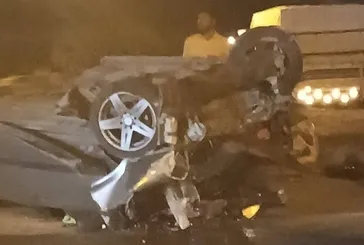 Ankara'da feci kaza! İki otomobil birbirine girdi: 5 yaralı