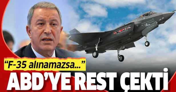 Hulusi Akar'dan son dakika F-35 açıklaması
