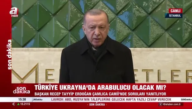 Başkan Erdoğan Ukrayna Rusya gerginliği hakkında konuştu; Bir barışın hakim olması için elimizden geleni yapmaya hazırız