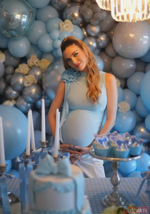 Perihan Savaş ile İbrahim Tatlıses'in kızı Melek Zübeyde Yasemin Şefkatli'nin baby shower partisinde! Melek Hala paylaştı "Geliyor böceklerim" - 4