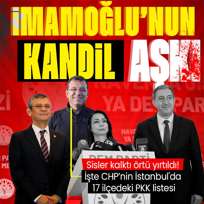 CHP-DEM hattındaki kirli ittifakta yeni perde| Sisler kalktı örtü yırtıldı! İşte CHP’nin İstanbulda 17 ilçedeki PKK listesi