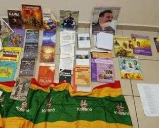 Gülen’in kitapları ile Öcalan posteri yanyana