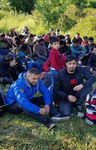 Ormanda böyle yakalandılar