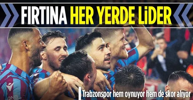 Ligin zirvesine çıkan Trabzonspor istatistiklerde de rakiplerini solladı
