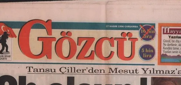 Gözcü gazetesi yayın hayatına başladı