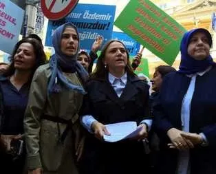 Sümeyye Erdoğan’dan ihraç protestosu