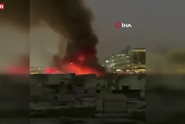 Bakırköy’de kumaş baskı fabrikasında yangın