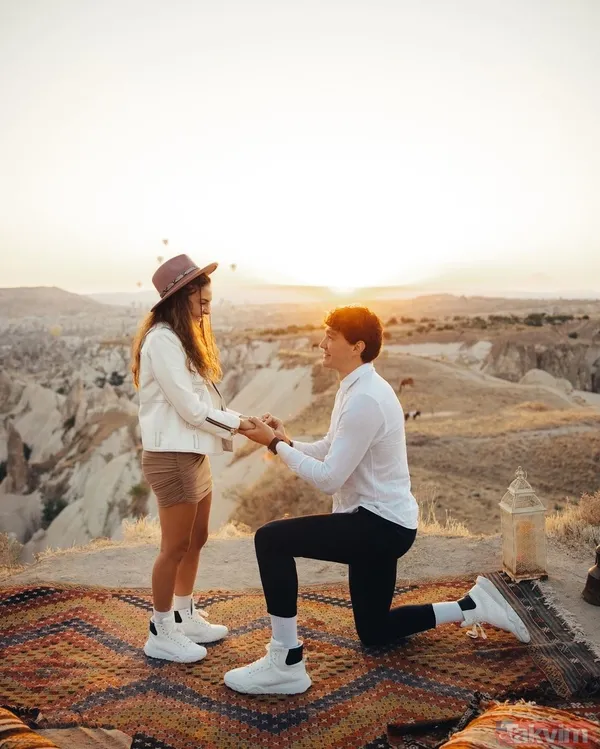 Ebru Şahin ile Cedi Osman evleniyor! Güzel oyuncu paylaştı sosyal medya yıkıldı bakın nasıl evlilik teklifi aldı - 3