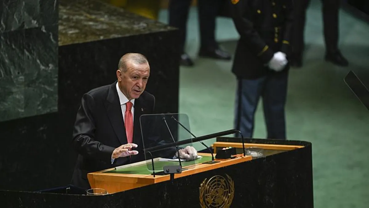 Başkan Erdoğan İsrail'in canice katlettiği Hind'i BM Genel Kurulu'nda anlattı: "Yaralı bir serçeyi kurtaramadık"