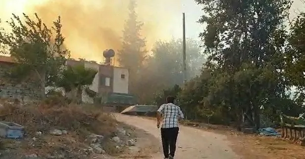 Son dakika: Osmaniye’de orman yangını! Evler boşaltıldı