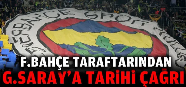 F.Bahçe taraftarından birlik çağrısı