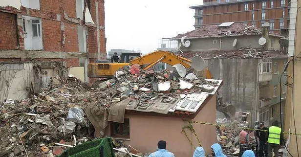 Üsküdar'da patlamanın yaşandığı 5 katlı bina yıkıldı