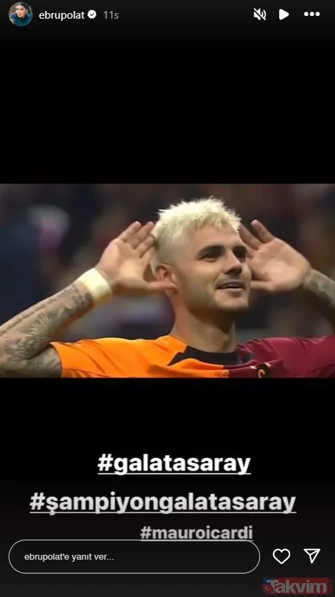 2023-24 sezonu Süper Lig şampiyonu Galatasaray ünlü aslanları coşturdu! Sosyal medya sarı-kırmızıya boyandı! İşte ünlülerin şampiyonluk paylaşımları... - 19