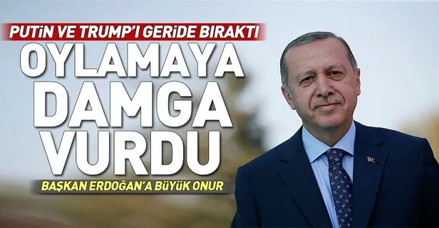 Başkan Erdoğan 'dünyanın en seçkin lideri' seçildi