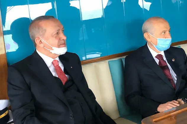 Başkan Erdoğan ve MHP lideri Bahçeli aylar sonra ilk kez yanyana!