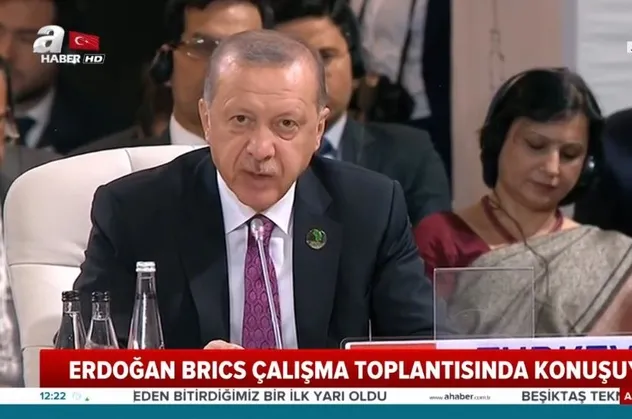 Son dakika: Başkan Erdoğan Güney Afrika'da konuştu