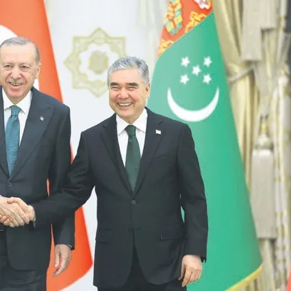 Başkan Erdoğan’ın Türkmenistan ziyareti başladı
