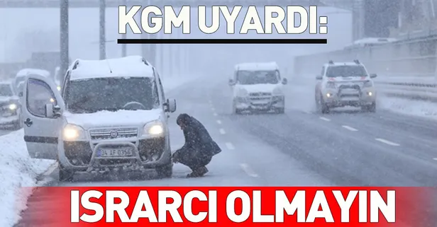 Karayolları Genel Müdürlüğü'nden karlı ve buzlu yolları kullanan vatandaşlara uyarı!