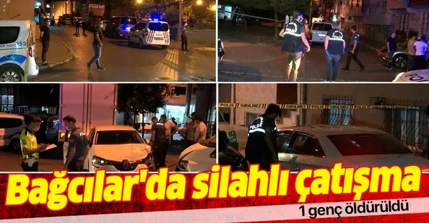 İstanbul’un Bağcılar ilçesinde husumetli iki grup arasında silahlı çatışma yaşandı: 1 genç öldü