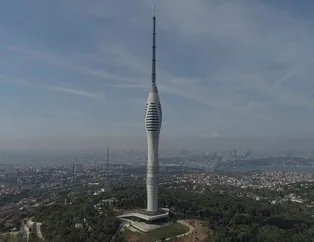 Çamlıca Kulesi’nin son hali havadan görüntülendi