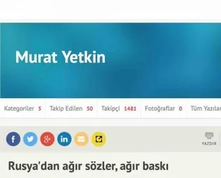 Hürriyet yine haddini aştı