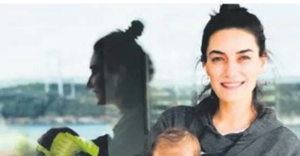 Hande Subaşı annelik provası yaptı