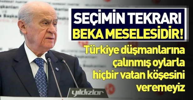 Son dakika: MHP Lideri Bahçeli’den önemli açıklamalar