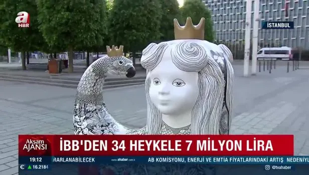 CHP’li İBB’den 34 heykele 7 milyon lira!
