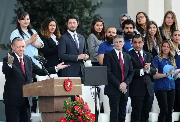 Cumhurbaşkanı Erdoğan Külliye'de yapılan tören ile yeni sistemin ilk Başkan'ı olarak görevine başladı-4