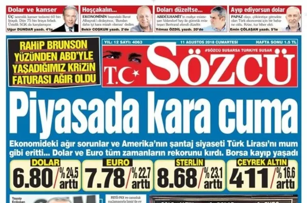 Memleket değil Sözcü batıyor