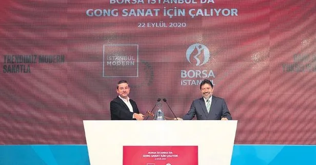 Borsa İstanbul’da gong sanat için çaldı
