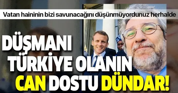Vatan haini Can Dündar Türkiye-Fransa gerilimine de burnunu soktu! Skandal paylaşım