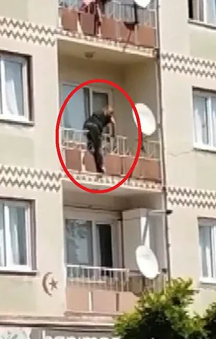 Bursa'da korku dolu anlar! Bir anda boşluğa bıraktı