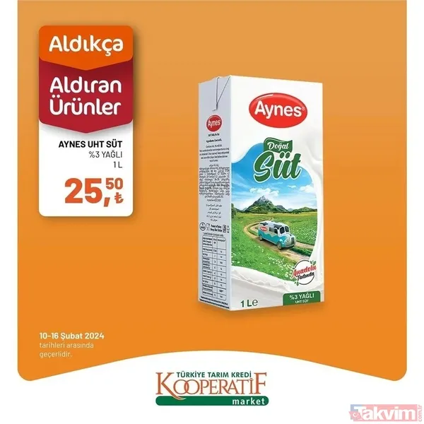 Tarım Kredi market 10-16 Şubat fiyat listesi! 41 üründe dev indirim! Peynir, 94.90 TL, Çay 54.90 TL, 6'lı kağıt havlu 54.90 TL... - 6
