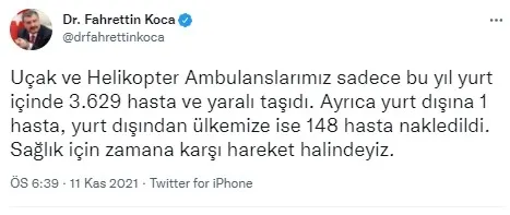 1636647289241.jpg Sağlık Bakanı Fahrettin Koca'dan önemli açıklama: Zamana karşı yarış halindeyiz-1