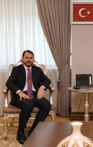 Son dakika: Hazine ve Maliye Bakanı Berat Albayrak'tan Danıştay Başkanı Zeki Yiğit'e ziyaret: Başarılar diliyorum