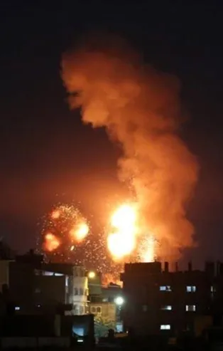 İsrail'den Gazze Şeridi'ne hava saldırısı